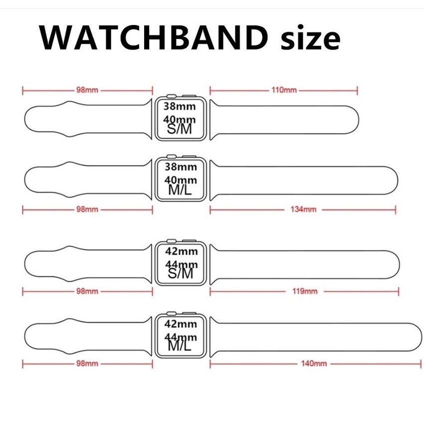 Dây Đeo Thay Thế Bằng Silicone Cho Apple Watch Ultra 8 7 6 SE 5 4 3 2 iWatch
