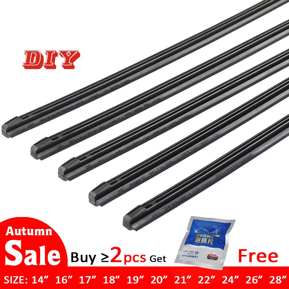 1 Miếng Cao Su Gạt Nước Cho Xe Hơi 8mm 14 &quot;16&quot; 17 &quot;18&quot; 19 &quot;20&quot; 21 &quot;22&quot; 24 &quot;26&quot; 28 &quot;