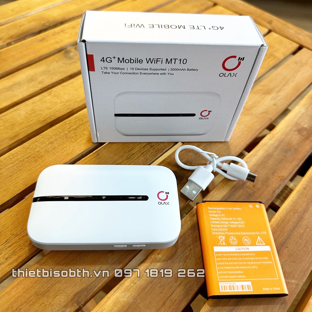 Bộ Phát Wifi Sim 4G Olax. Pin 3000mAh, Tốc độ 150Mbps, Kết Nối 10 Thiết Bị | BigBuy360 - bigbuy360.vn