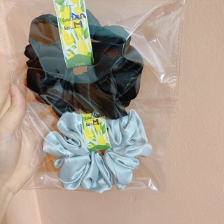 Scrunchie Lụa Satin Size Lớn Dây Cột Tóc Lụa Satanh Dây Buộc Tóc Phụ Kiện Vải Lụa
