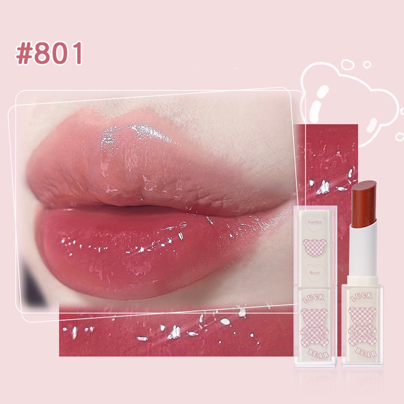 Son Thỏi Bóng GOGO TALES Bear Brick Mirror Light Watery Lipstick