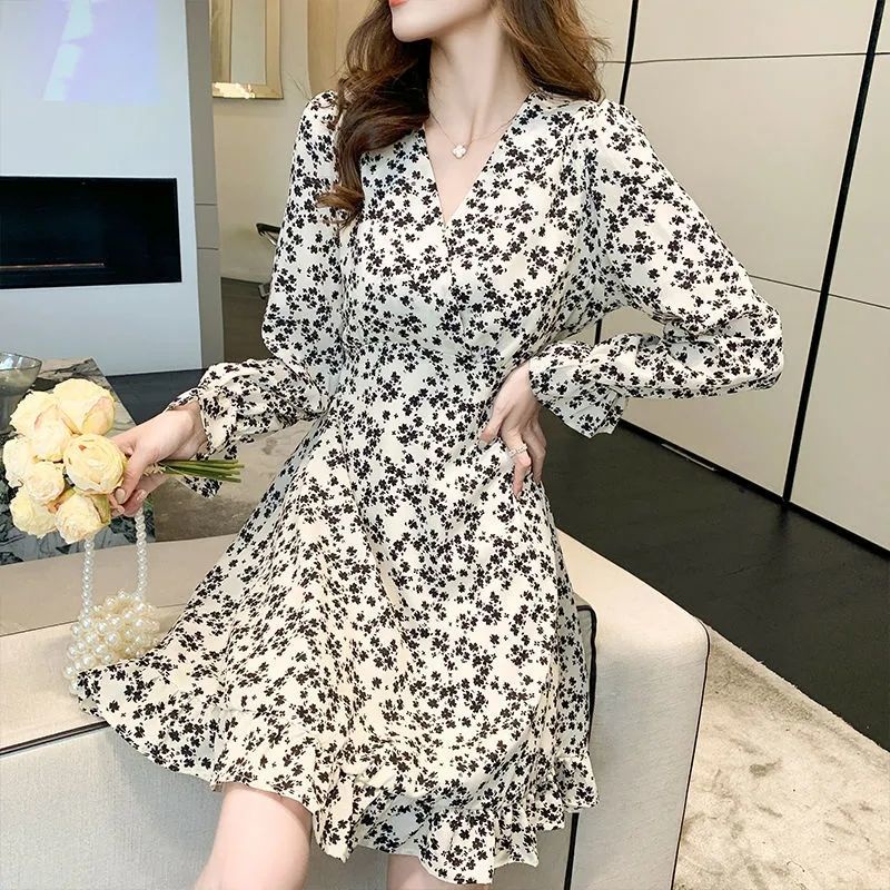 Đầm maxi Chiffon Tay Dài Màu Tím Thời Trang Mùa Xuân Mới 2022