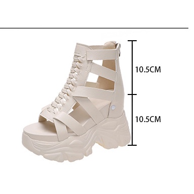 Sandal Roman Đế Dày Phong Cách Thời Trang Retro Mới 2022