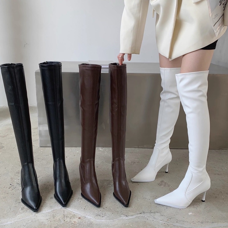 Boot đùi mũi nhọn new 2023