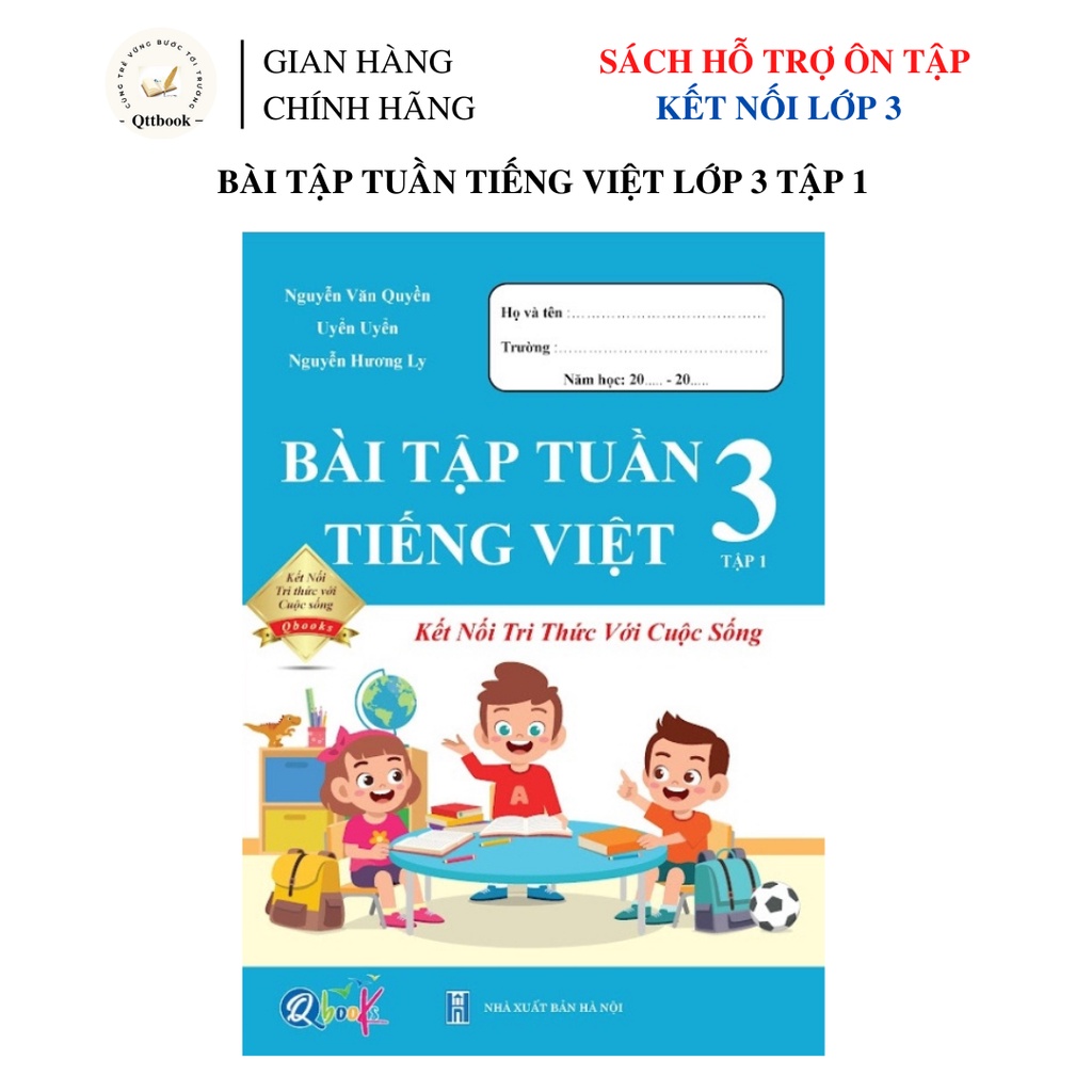 Sách -  - Bài tập tuần tiếng việt 3 tập 1