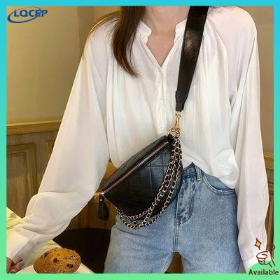 Túi Đeo Chéo Ngực Quai Bản To Đính Kim Cương Phong Cách Chanel Đơn Giản Dễ Phối Đồ Cho Nữ