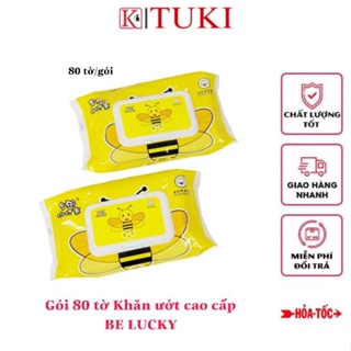 Gói 80 tờ Khăn ướt cao cấp BE LUCKY