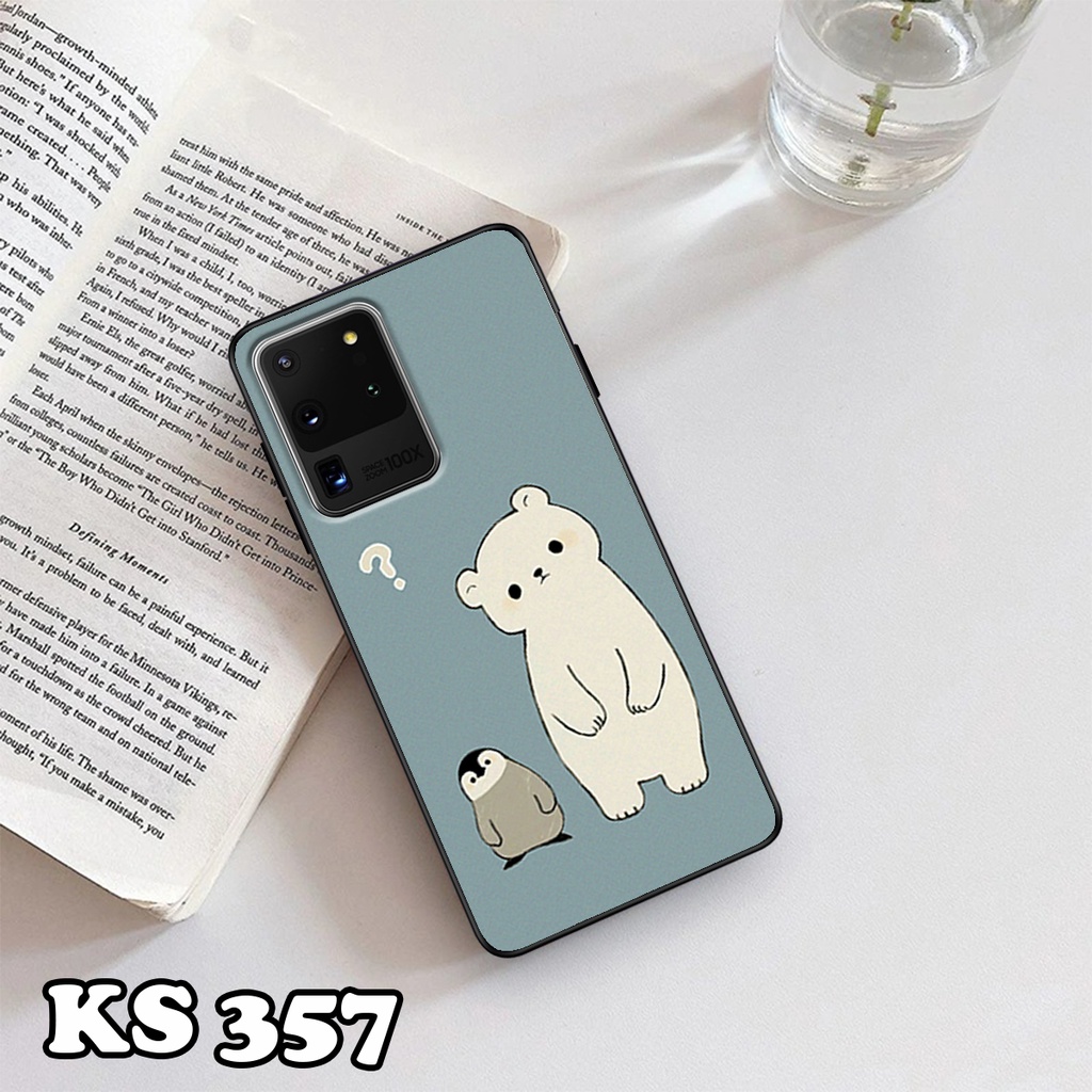 Ốp lưng Samsung S20 - S20 Plus - S20 Ultra - S2- FE - Ốp Samsung in hình Cat&amp;Bear - Chất liệu TPU siêu bền