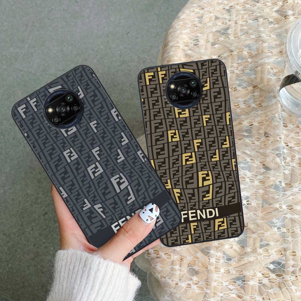 Ốp lưng điện thoại Xiaomi Poco X3 / Poco X3 Pro fendy, búp bơ rì, kaws thời trang, vỏ ốp thời trang rẻ đẹp