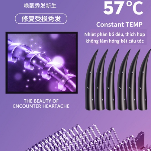 Máy sấy tóc mini 3in1 Fashion Hair Dryer thiết kế độc đáo sang trọng, Máy tạo kiểu công nghệ chống hư tổn tóc M22