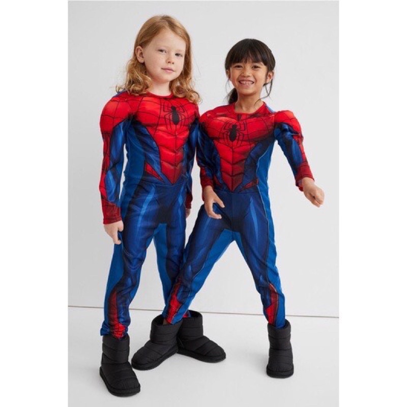 Bộ đồ hoá trang siêu nhân superman người sắt người dơi đội trưởng mỹ hulk cơ bắp hàng xuất xịn cho bé trai