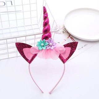 Cài tóc sừng kỳ lân xinh xắn.