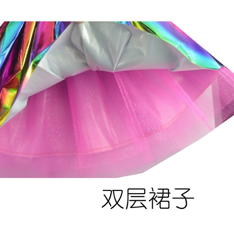 Bộ Váy, Cánh Thiên Thần, Cài Tóc Unicorn Màu Hologram, Cầu Vồng Đồ Chơi Hoá Trang Halloween Cho Bé