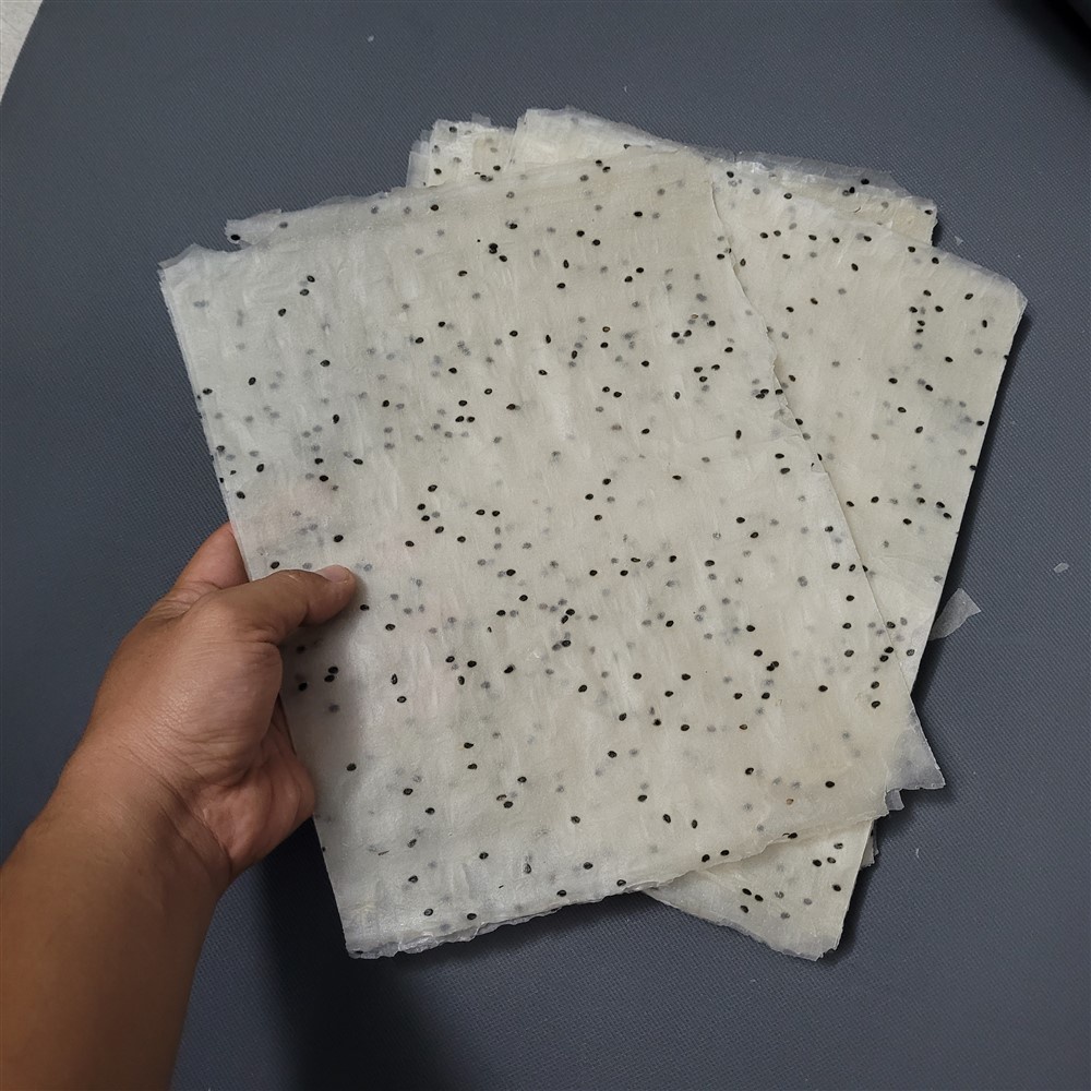 Túi 1KG bánh tráng gạo mè đen cuốn chiên gì cũng ngon 50 lá Đà Nẵng