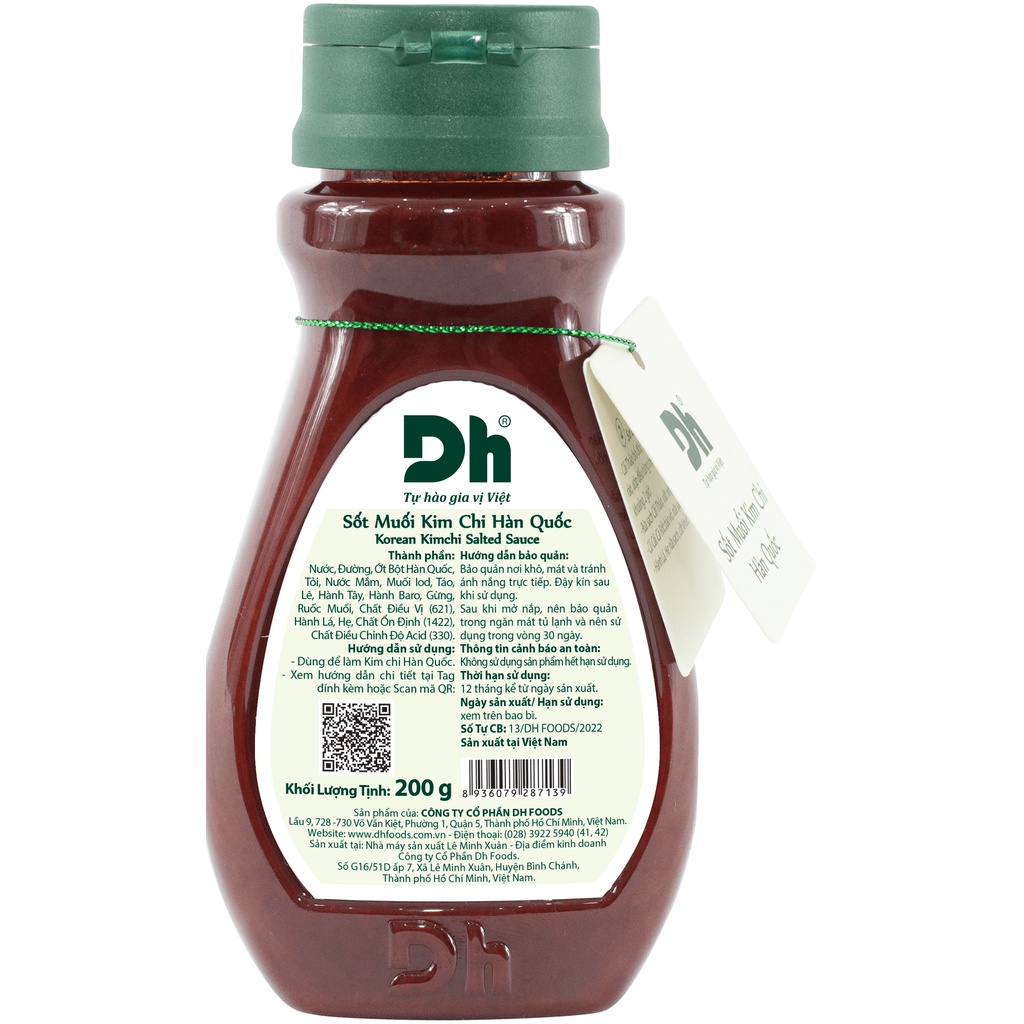 Sốt Muối Kim Chi Hàn Quốc 200gr Dh Foods