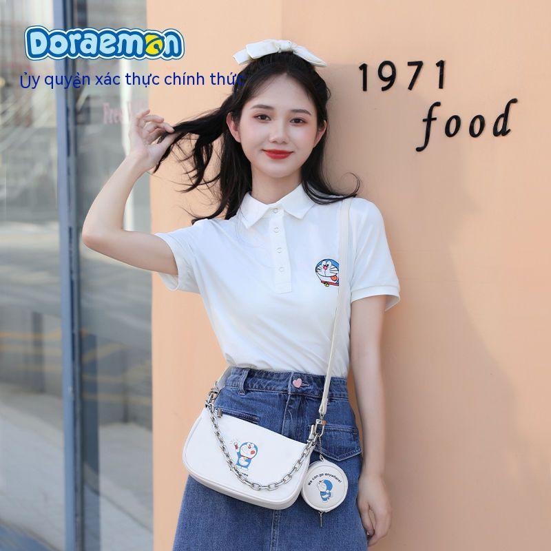 Túi đeo vai doraemon nữ 2023 mới tất cả phù hợp cổ tích đeo vai túi dưới cánh tay quà tặng sinh nhật chất lượng cao