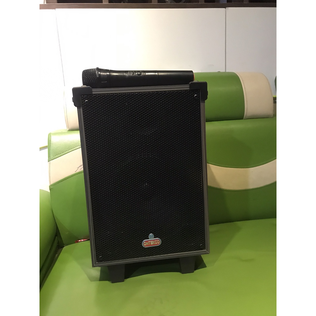 Loa kéo bluetooth Ontekco 8001 bass 20 di động Tặng kèm 1 mic không dây,Thùng gỗ cao cấp - Bảo hành 12 tháng chính hãng