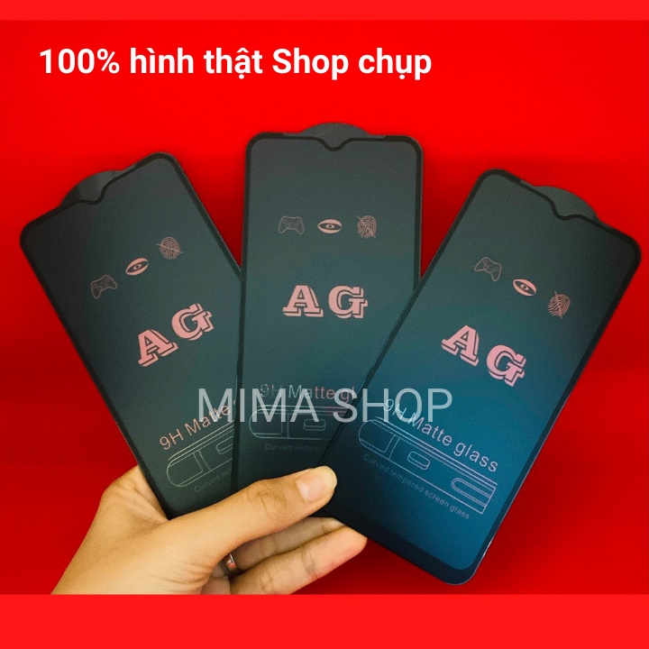 Kính cường lực Chống Vân Tay Nhám Oppo A52 A53 A54 A55 A57 4G 5G chống trầy tặng kèm bộ dán miếng dán màn hình oppo