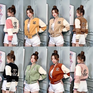 Áo khoác da lộn nữ 2 lớp