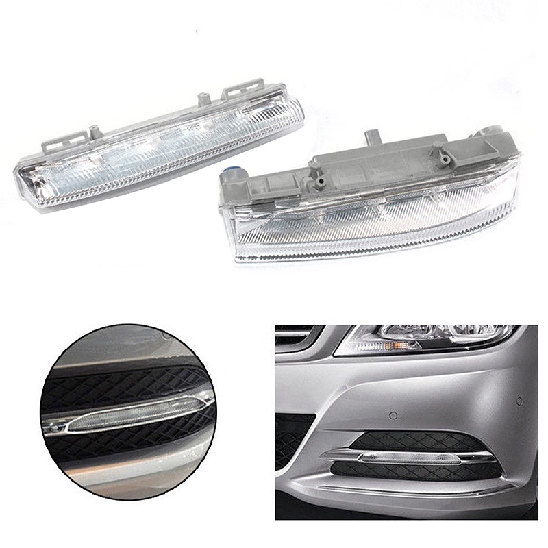 2 Đèn Phá Sương Mù DRL Cho Mercedes-Benz W204 W212 C250 C350 E350 A2049069000