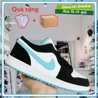 Giày sneaker jd 𝗷𝗼𝗿𝗱𝗮𝗻 𝟭 𝗽𝗮𝗻𝗱𝗮 xanh ngọc cổ thấp jd1 nam nữ..-humy full size box bill