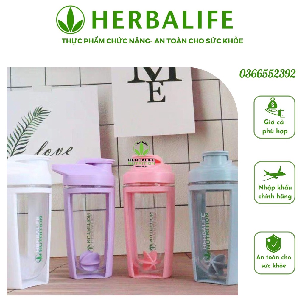 Bình Lắc sữa bột dinh dưỡng HBL, kiểu dáng thể thao, tập gym 500ml
