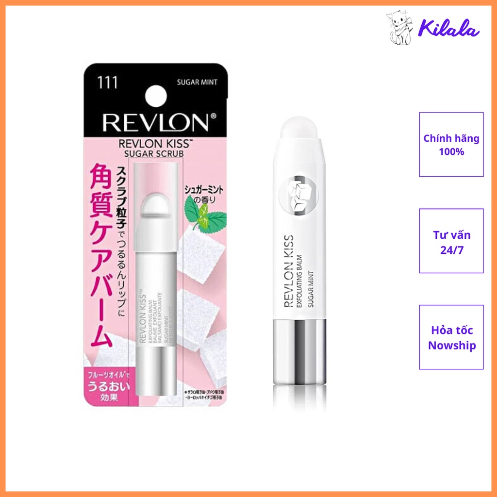 Son tẩy tế bào chết môi Revlon Kiss Sugar Scrub 2,6g Nhật Bản