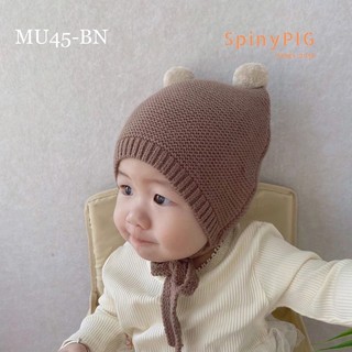 mũ len cục bông mu45