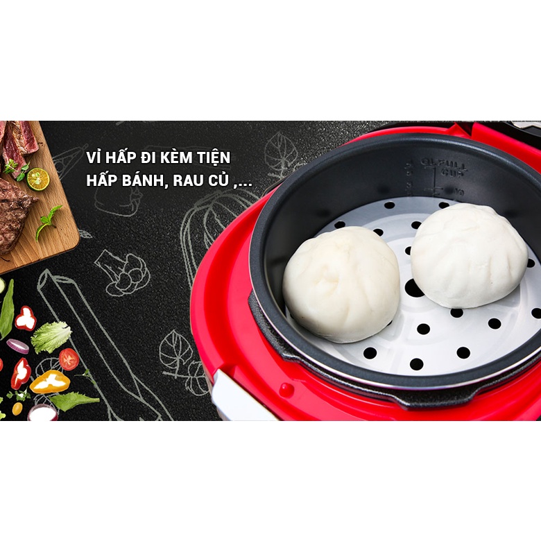 Nồi áp suất điện Kangaroo KG5P3 5 lít hàng trưng bày 98-99% chính hãng 100% bảo hành 12 tháng