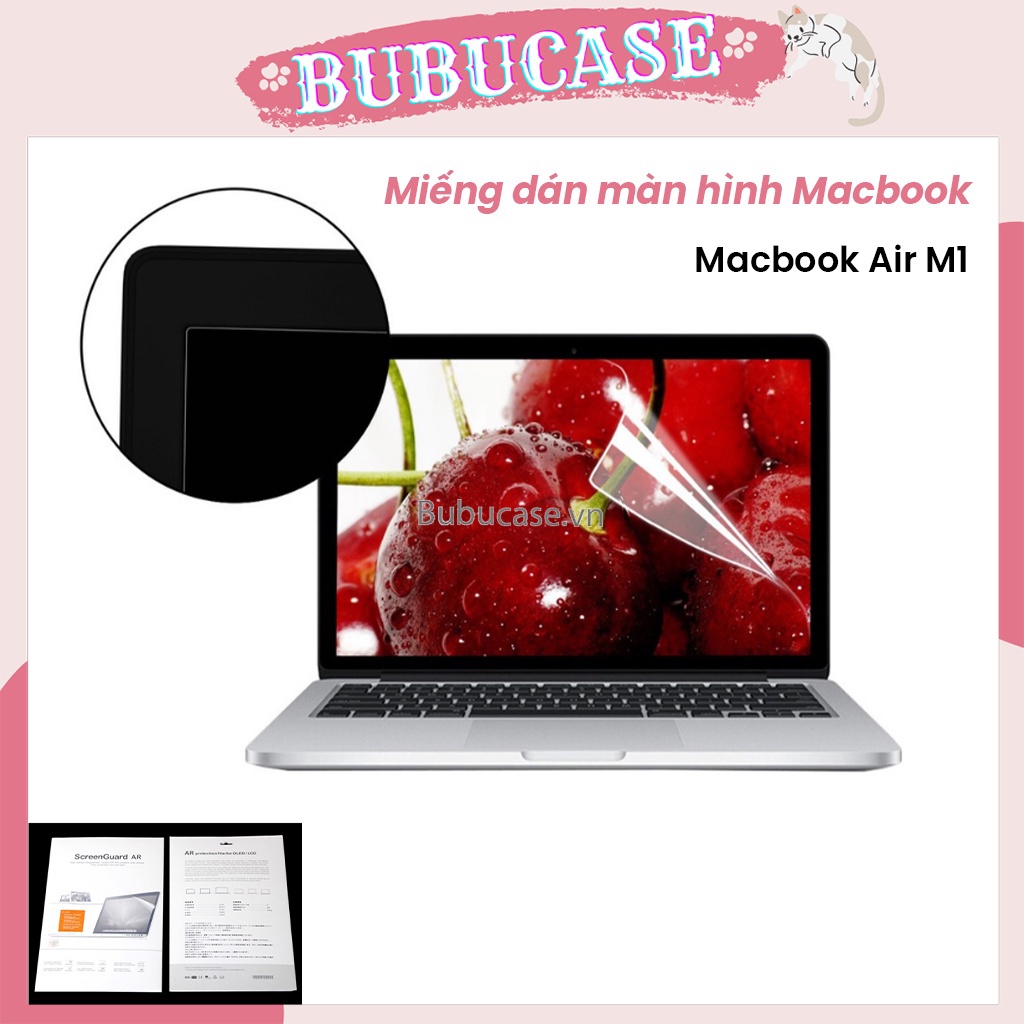 Macbook Air M1 Combo Case, Phủ Phím & Dán Màn Hình