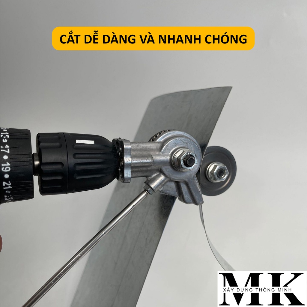 ( HÀNG CHÍNH HÃNG ) Lưỡi cắt tôn gắn máy khoan - Đầu cắt tôn, cắt sắt gắn máy khoan