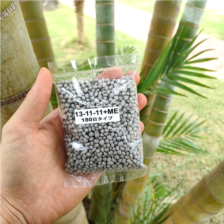 Phân tan chậm Nhật Bản phân chì, phân xám Hi-Control 13-11-11 ME tốt cho mọi cây trồng sen đá, lan,bonsai,... lọ 200g