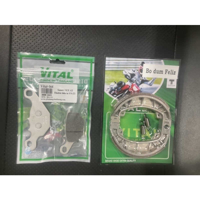 Bố thắng đĩa cho Vinfast Feliz /Klara S /klara bố thắng Vital đuợc sản xuất tại nhà máy thái lan