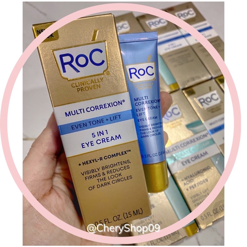 Kem làm mờ quầng thâm và bọng mắt RoC Multi Correcxion 5 in 1 Eye Cream (15ml)