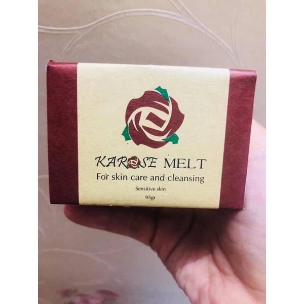 Sáp Tắm Siêu Tạo Bọt Chiết Xuất Từ Cánh Hoa Hồng Tươi Karose Melt 95g