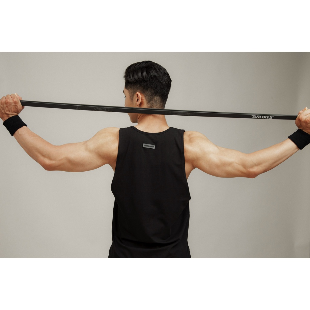 Áo thun tank top ôm dáng thể thao màu đen - GHFVB - GAMEHUNK SPORTSWEAR