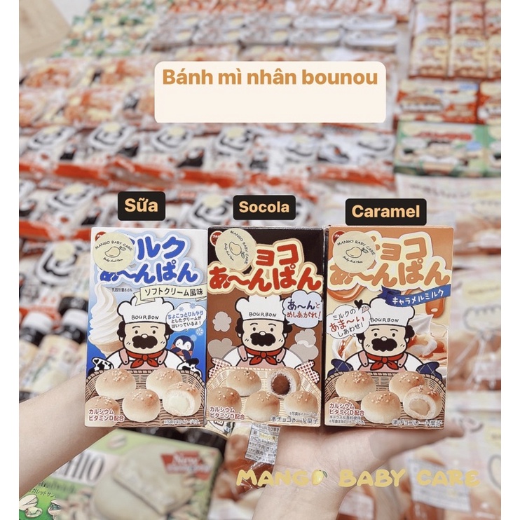 Bánh mì nhân bounou dành cho bé 10m+ - hàng đi air