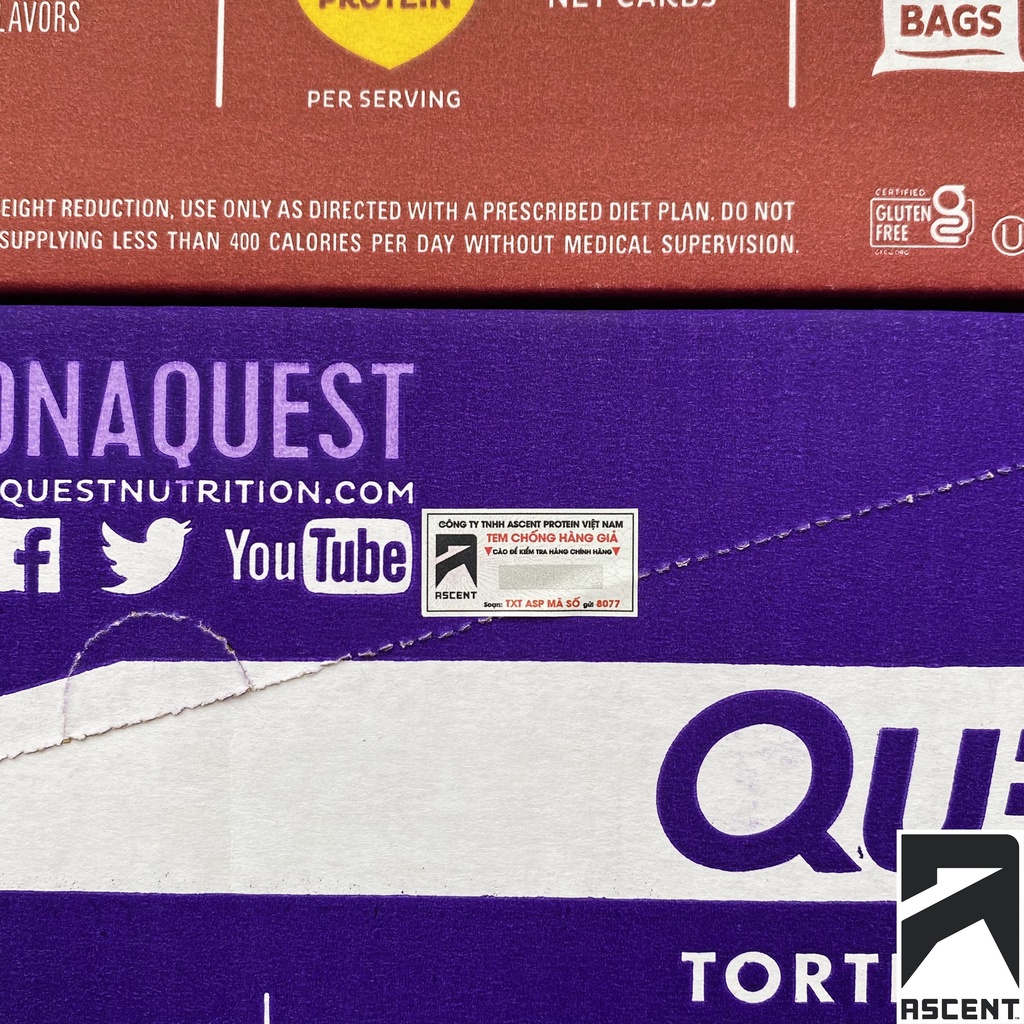 Bánh Quest Protein Chips bán chạy nhất thế giới đủ vị
