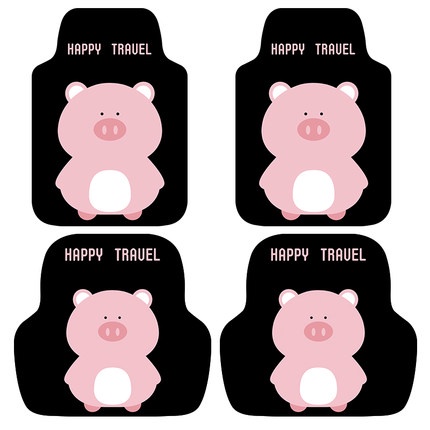 THẢM LÓT SÀN XE HƠI HÌNH GẤU BROWN LINE FRIEND DỄ THƯƠNG