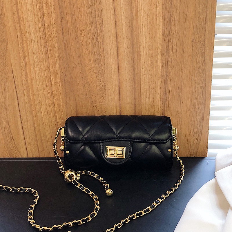 Túi Xách Dây Xích Hình Thoi Nhỏ Đơn Giản Phong Cách retro Mới