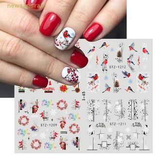 Nhãn Dán Trang Trí Móng Họa Tiết Giáng Sinh Độc Đáo