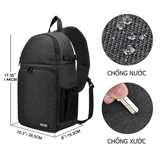 Balo đựng máy ảnh đeo chéo 1 quai Caden D15