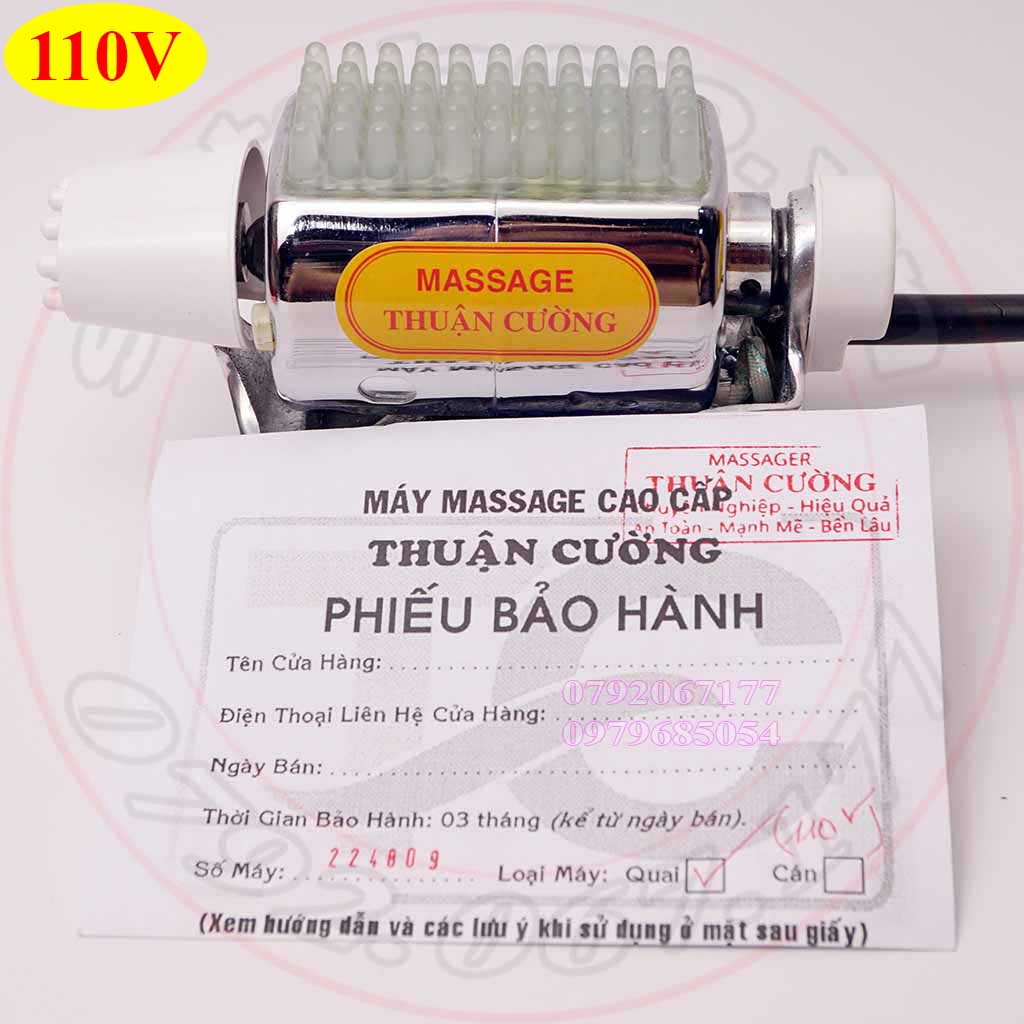 Máy massage đeo tay tiệm tóc rung mạnh Thuận Cường điện 110V