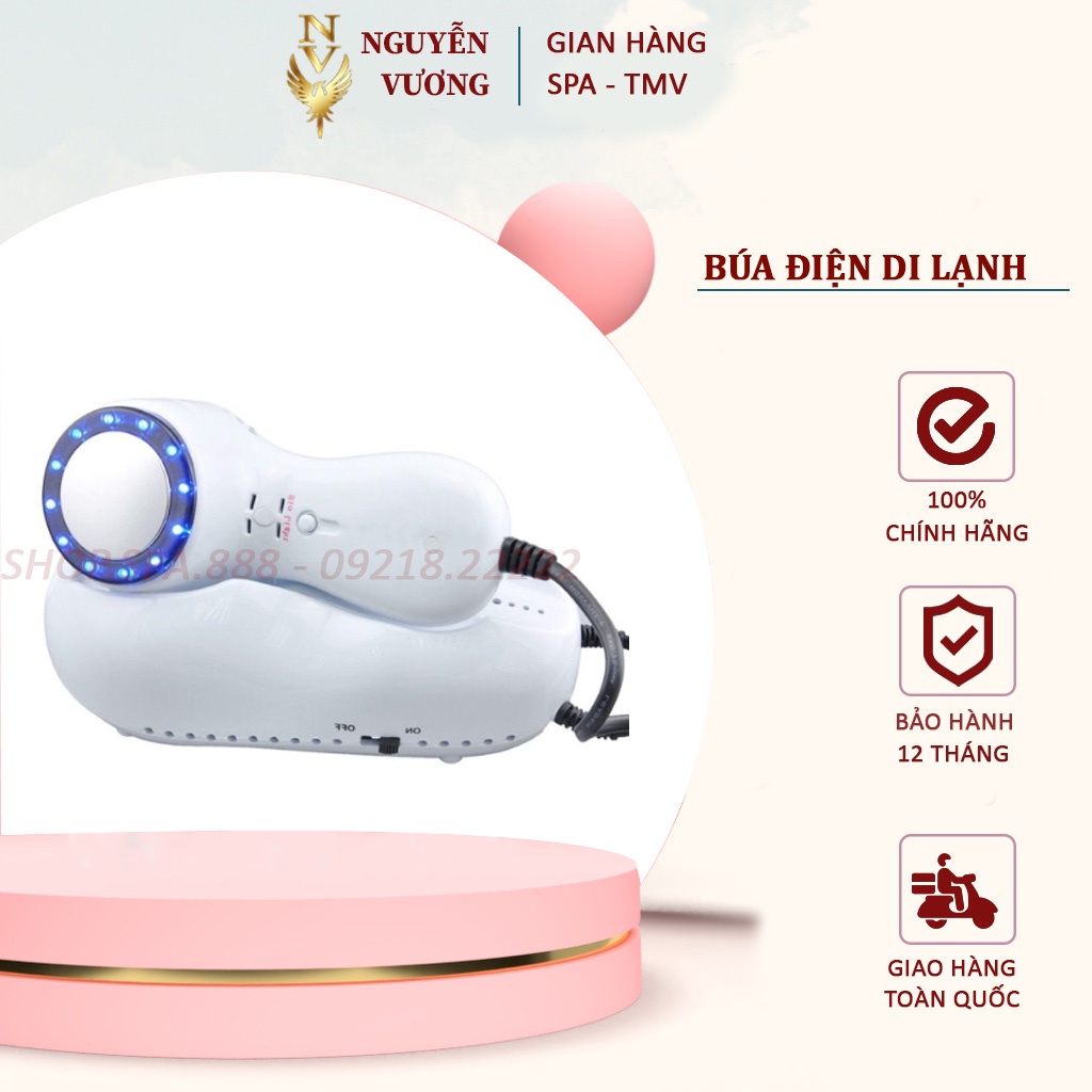 Búa Lạnh Massage, Điện Di Mở Lỗ Chân Lông Giúp Thẩm Thấu Serum Vào Da