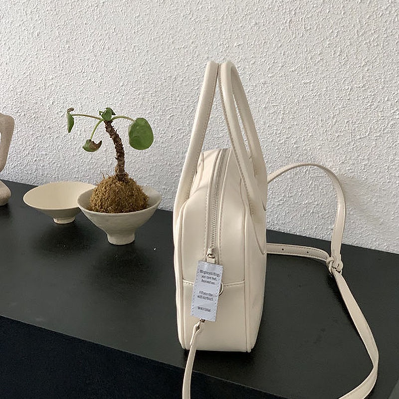 Túi Đeo Chéo Bằng Da Bóng Phong Cách Hàn Quốc Thời Trang Cho Nữ