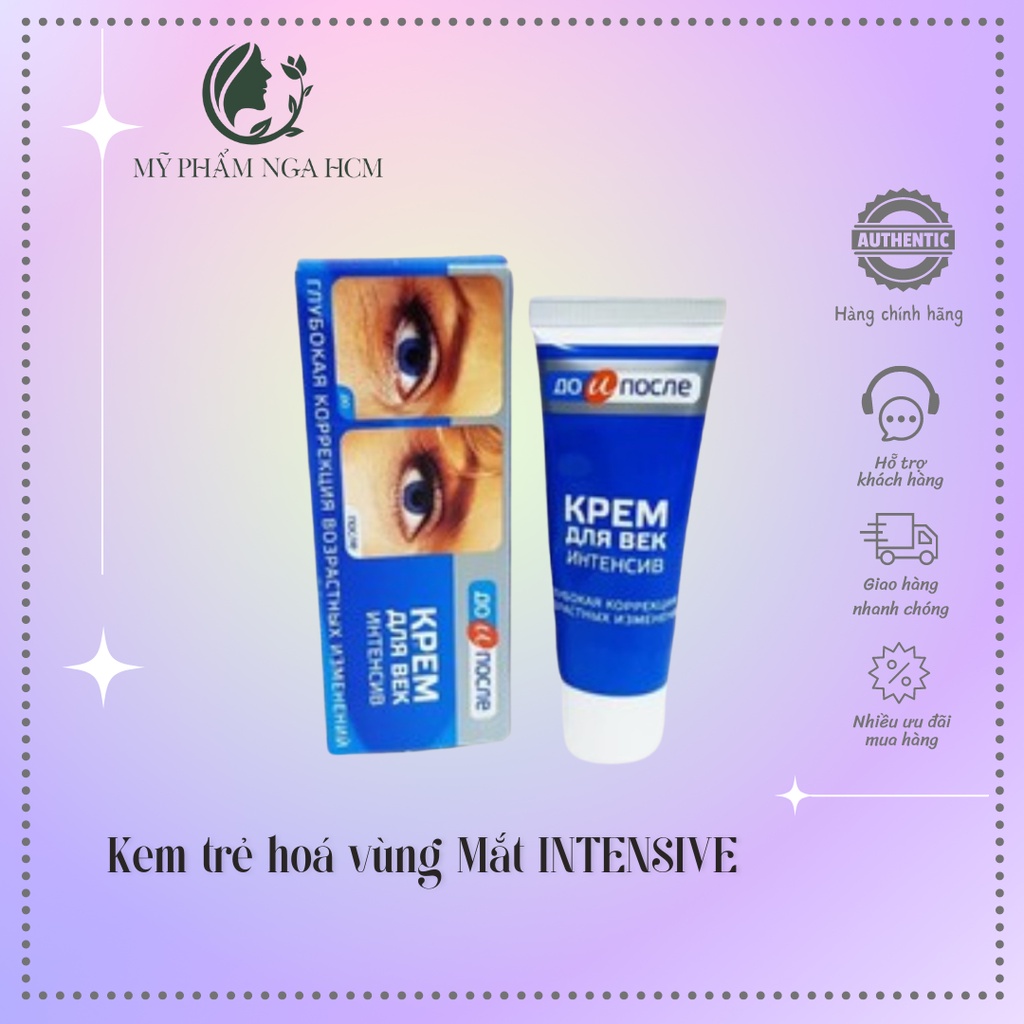 Kem trẻ hoá vùng Mắt INTENSIVE giảm nhăn, xóa vết chân chim mắt