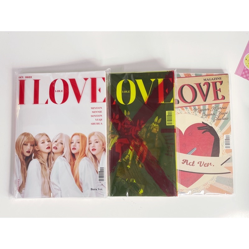 Album I LOVE (G)i-DLE - bộ ảnh nguyên seal