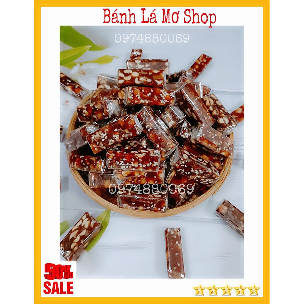 1KG Kẹo Chuối Gừng Nguyên Chất Bến Tre- BANH LA MO SHOP