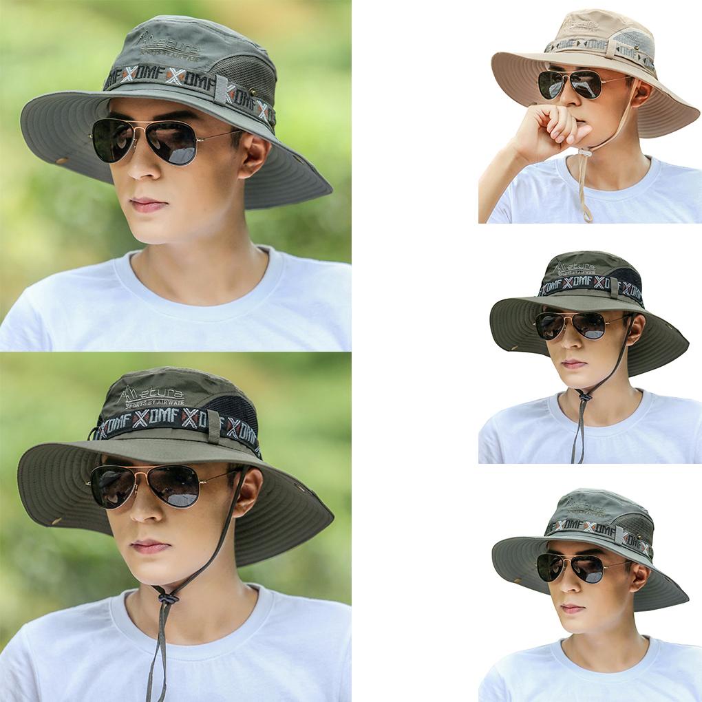 Mũ Câu Cá Cotton Thoáng Khí Chống Tia UV Mùa Hè Cho Nam