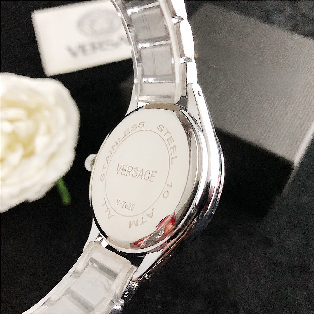 Đồng Hồ Quartz Mặt Đính Kim Cương Pha Lê Phong Cách Công Chúa